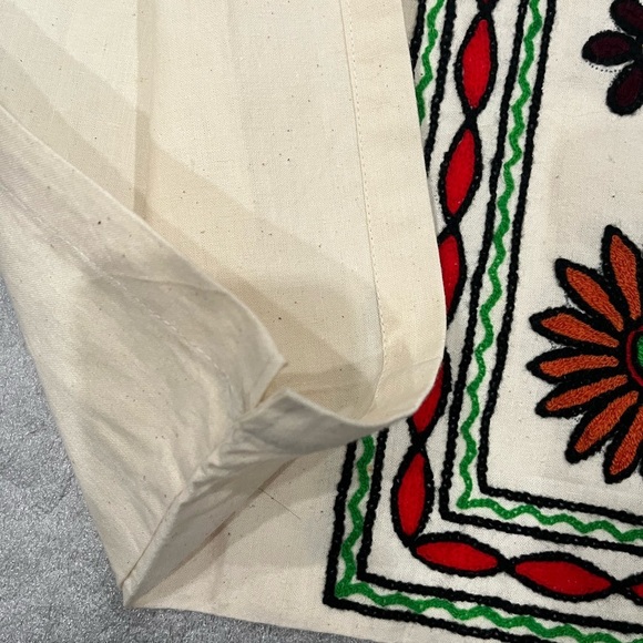 Ethnic India Dance Themed Embroidered Pillow Case Cushion Covers-Set of 2 - Picture 5 of 8